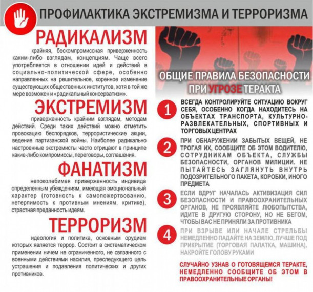 Профилактика экстремизма и терроризма. Профилактика экстремизма и терроризма.